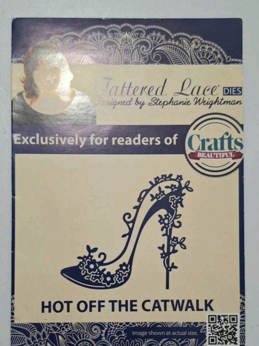 Crafts Beautiful Tattered Lace Hot Off the Catwalk Craft Metal Die